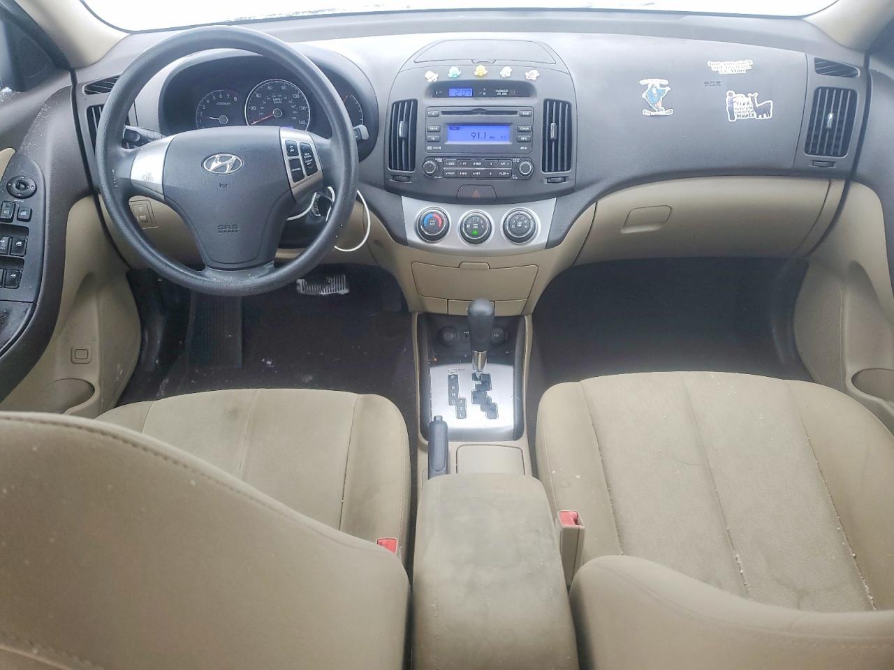 2010 HYUNDAI ELANTRA BLUE photo 8