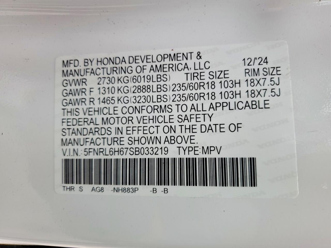 2025 HONDA ODYSSEY EXL photo 25
