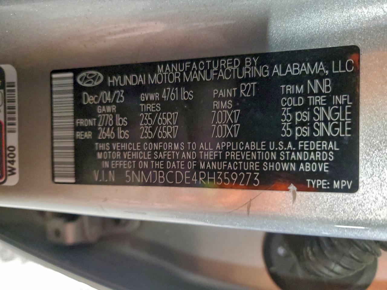 2024 HYUNDAI TUCSON SEL photo 13