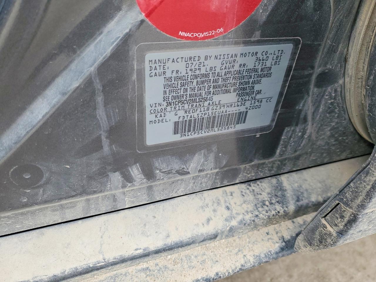 2021 NISSAN KICKS SV photo 13