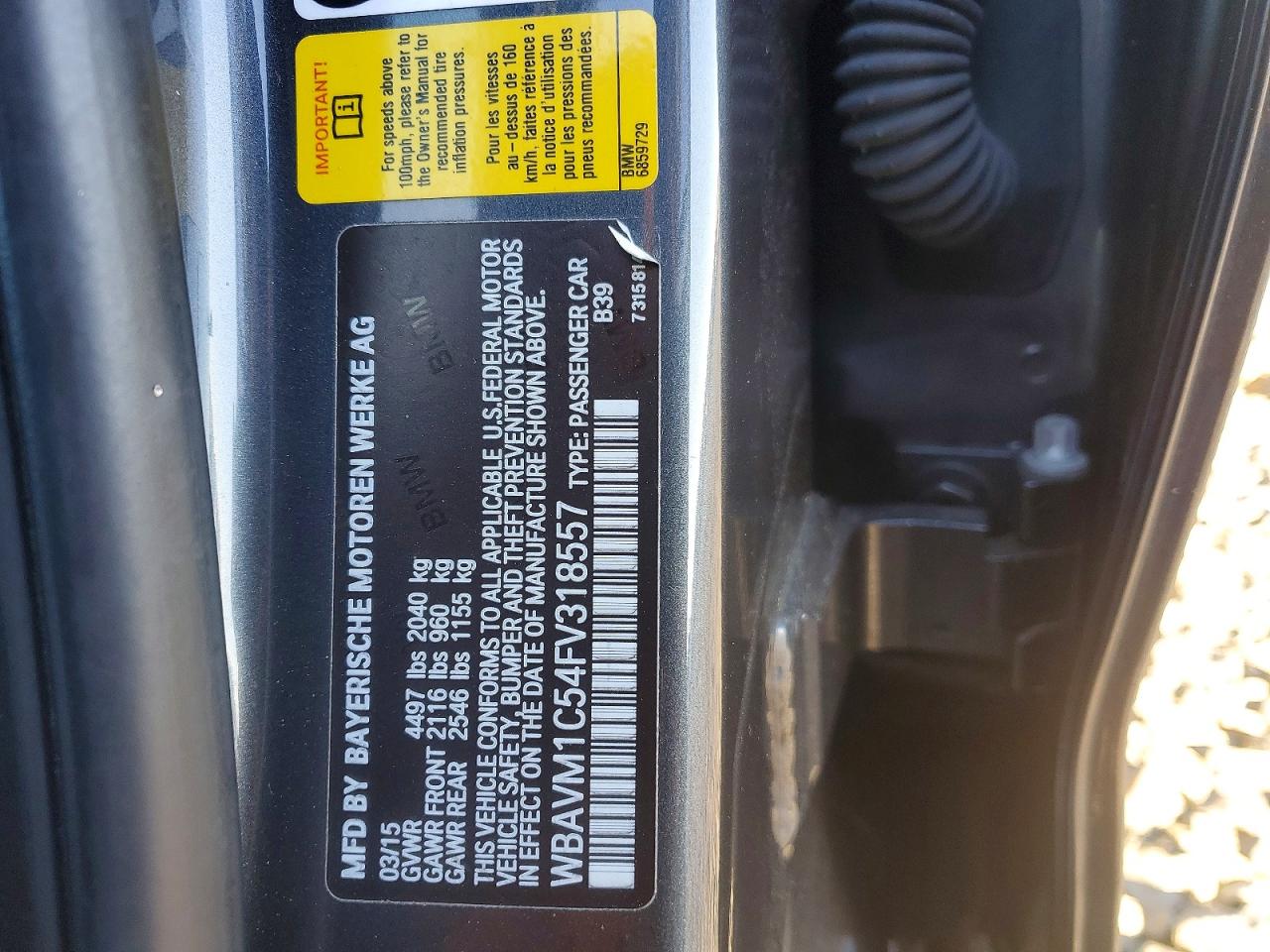 2015 BMW X1 SDRIVE28I photo 12