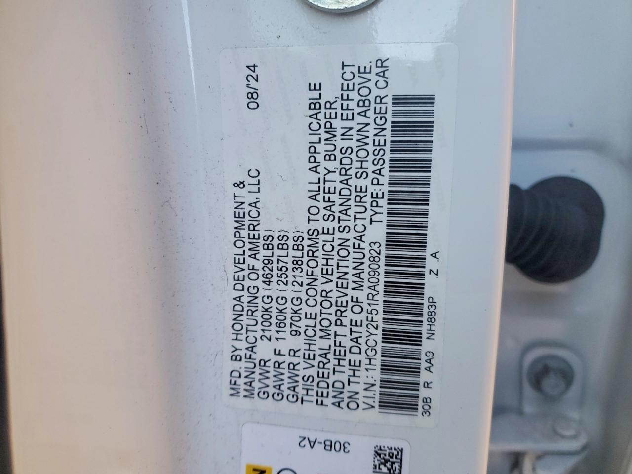 2024 HONDA ACCORD HYBRID SPORT photo 12
