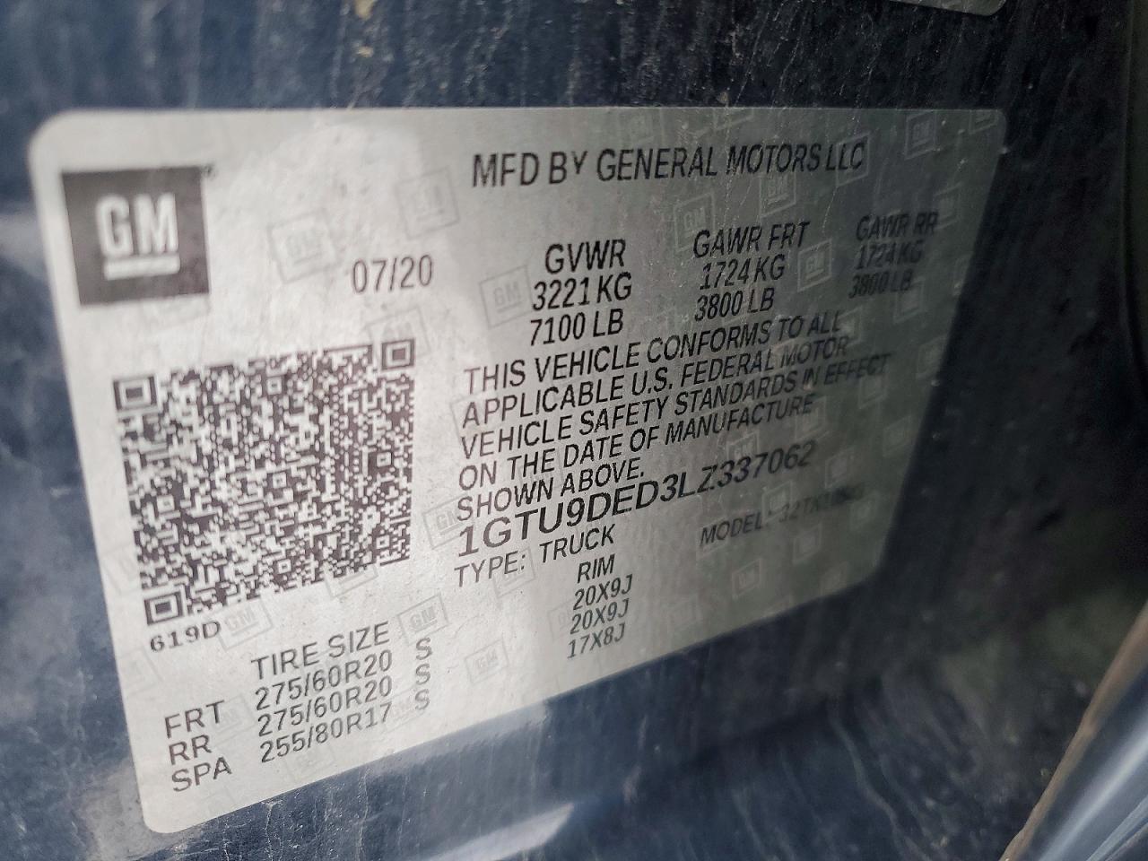 2020 GMC SIERRA K1500 SLT photo 23