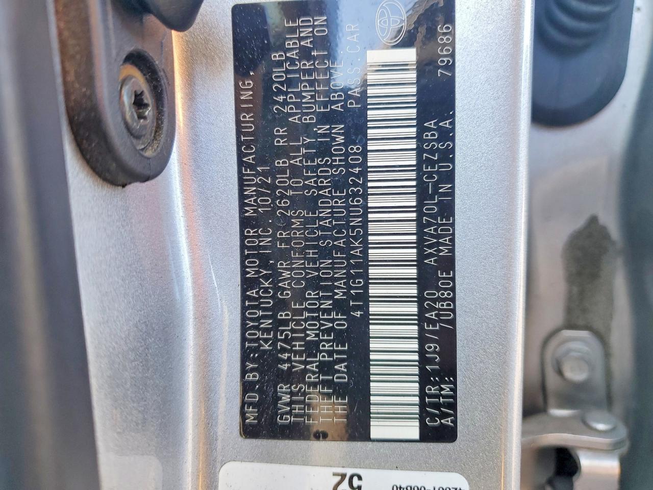 2022 TOYOTA CAMRY SE photo 12