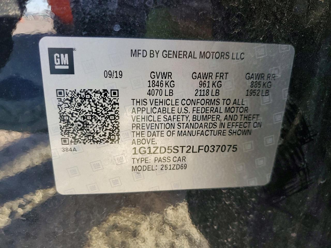 2020 CHEVROLET MALIBU LT photo 25