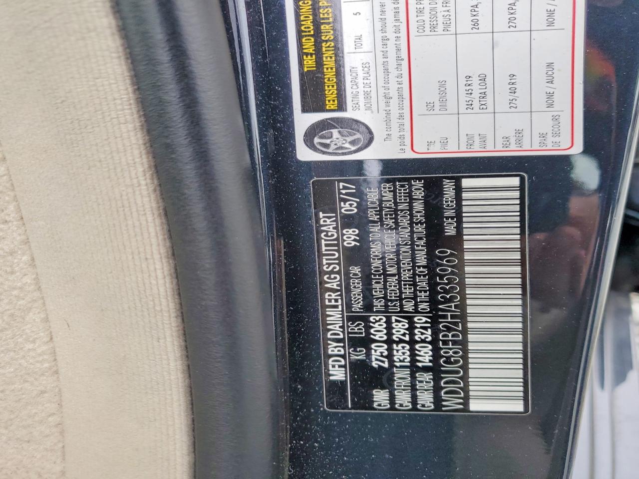 2017 MERCEDES-BENZ S 550 4MATIC photo 23