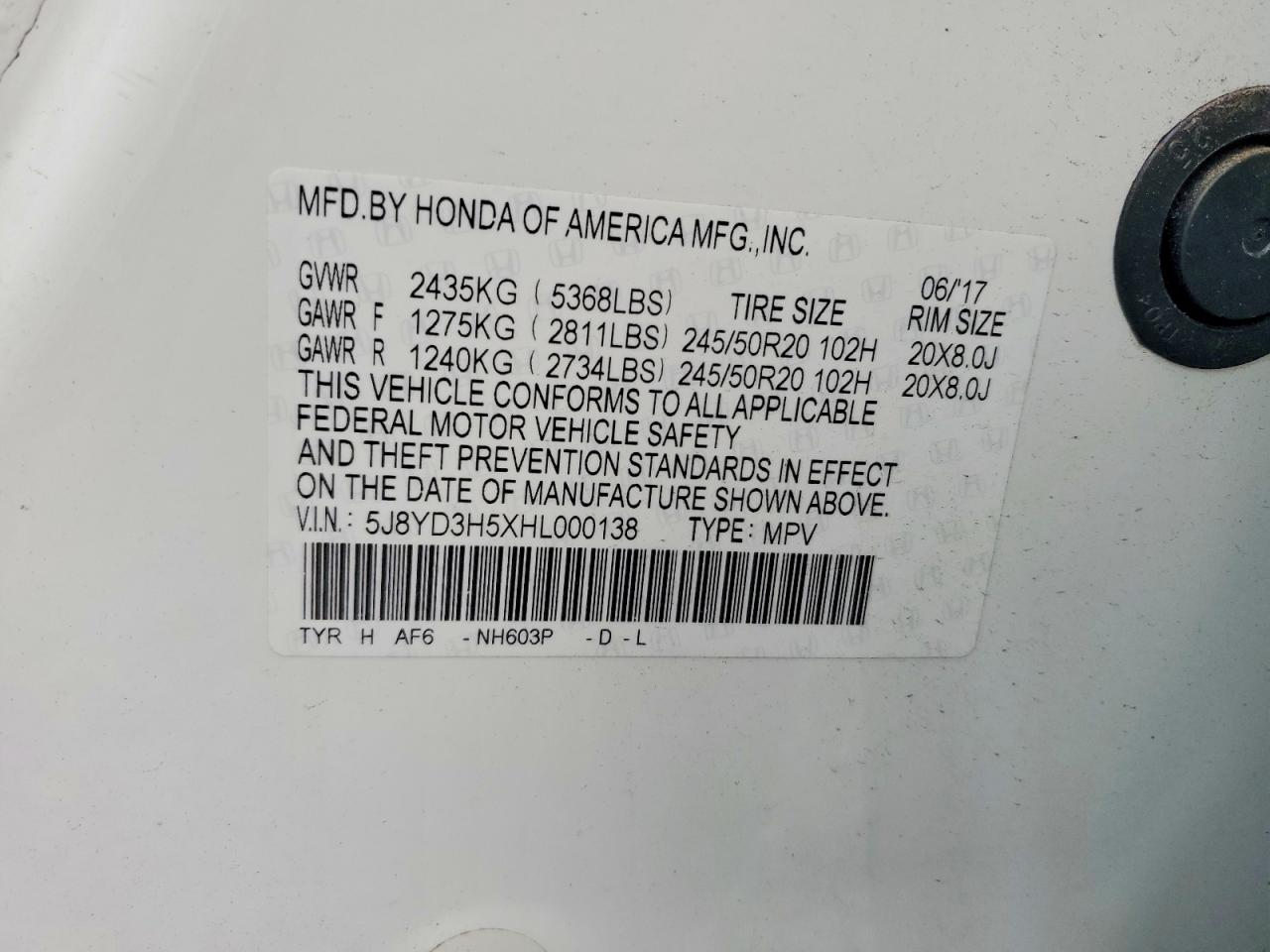 2017 ACURA MDX TECHNOLOGY photo 13