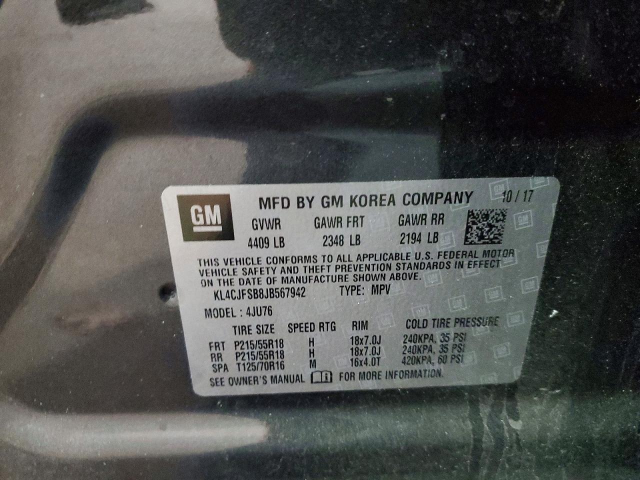 2018 BUICK ENCORE photo 13