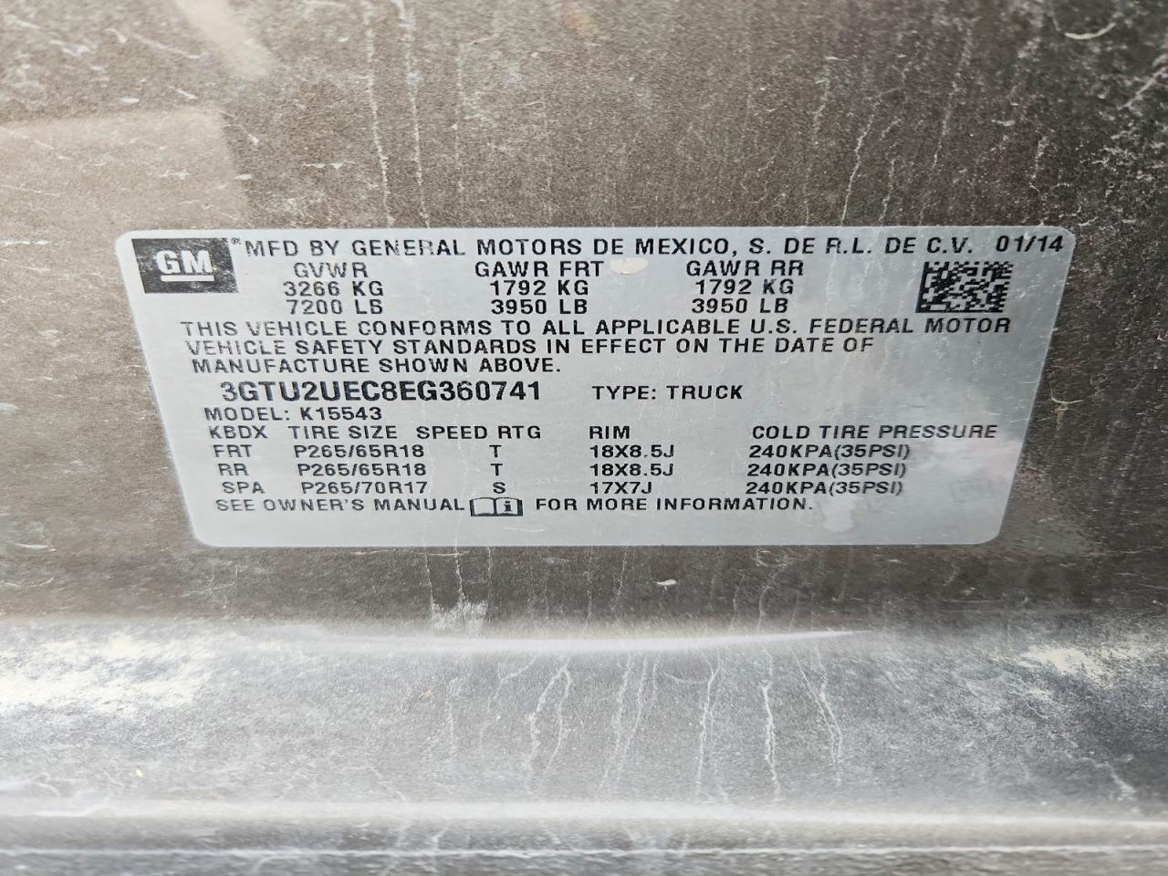 2014 GMC SIERRA K1500 SLE photo 12