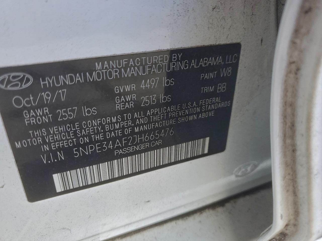 2018 HYUNDAI SONATA SPORT photo 12