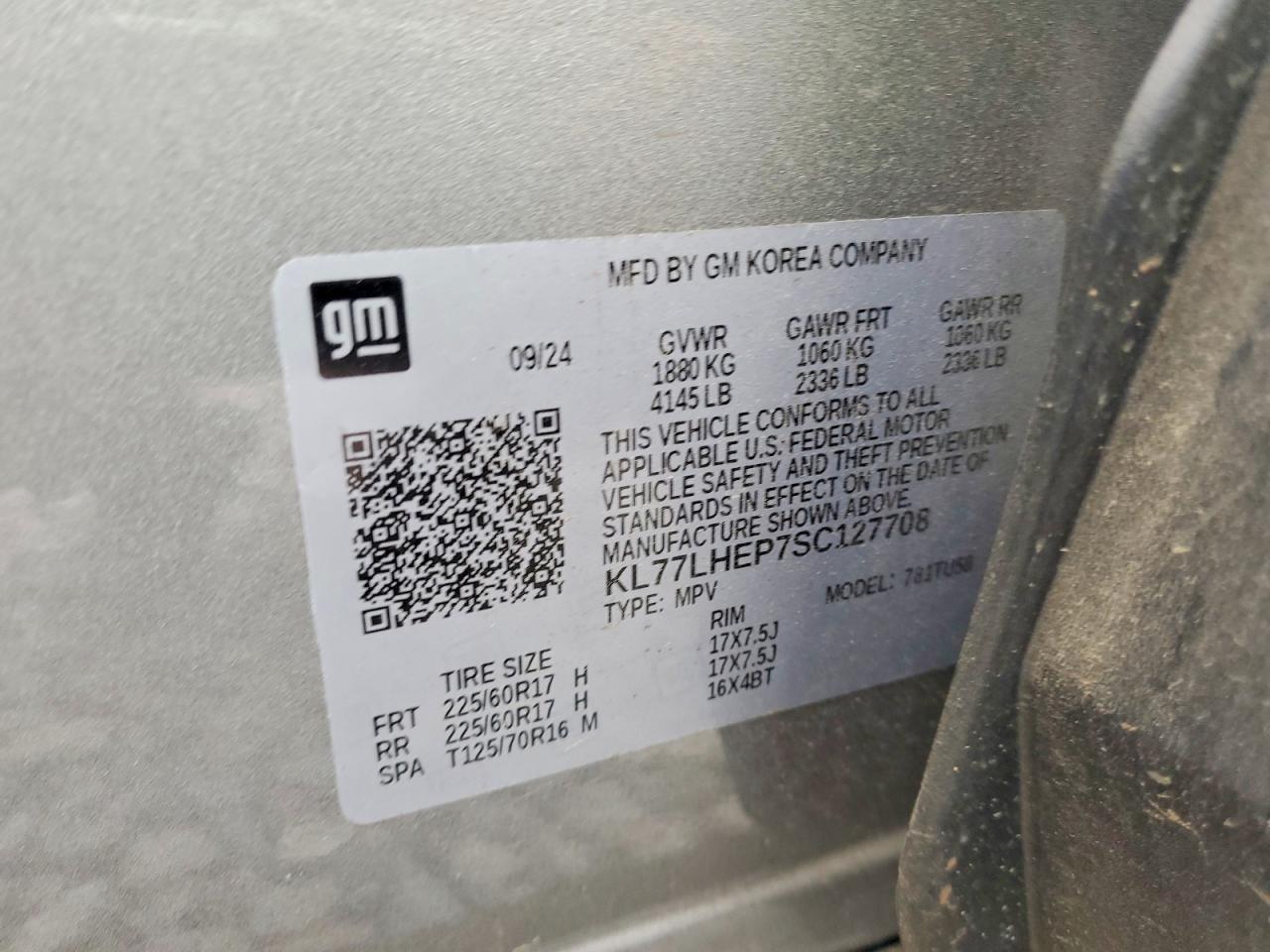2025 CHEVROLET TRAX 1LT photo 12