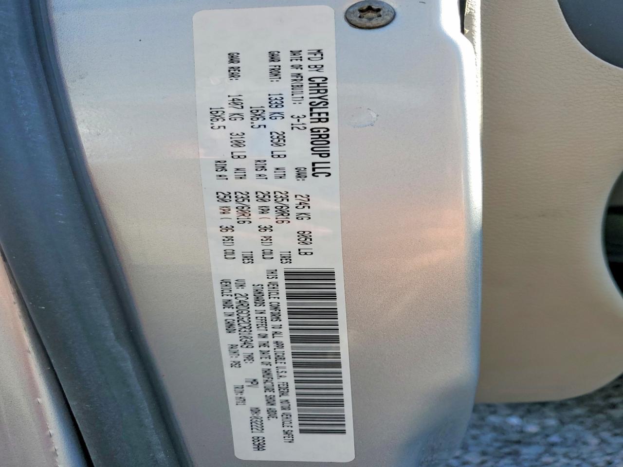 2012 DODGE GRAND CARAVAN SXT photo 14