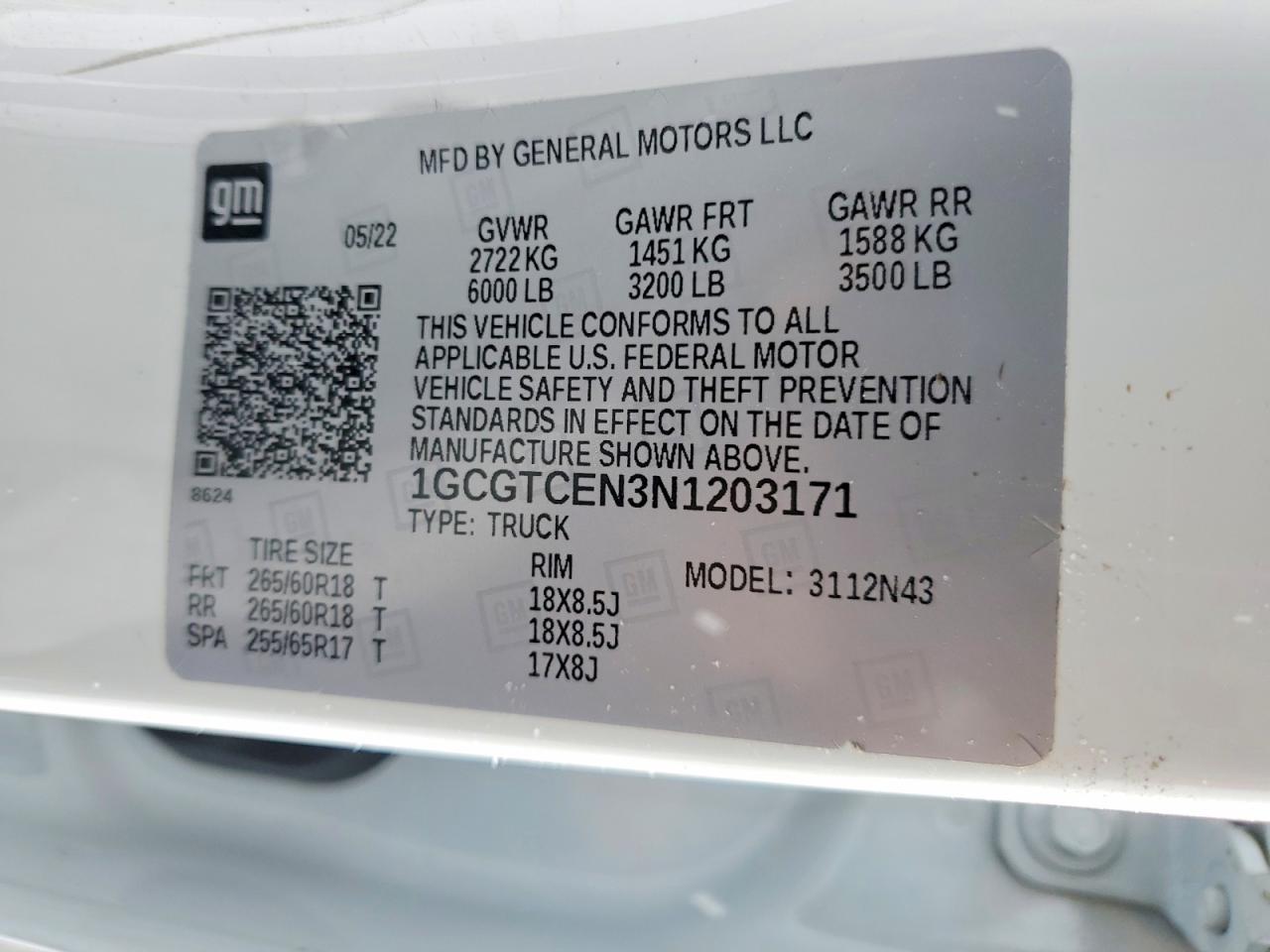 2022 CHEVROLET COLORADO LT photo 25