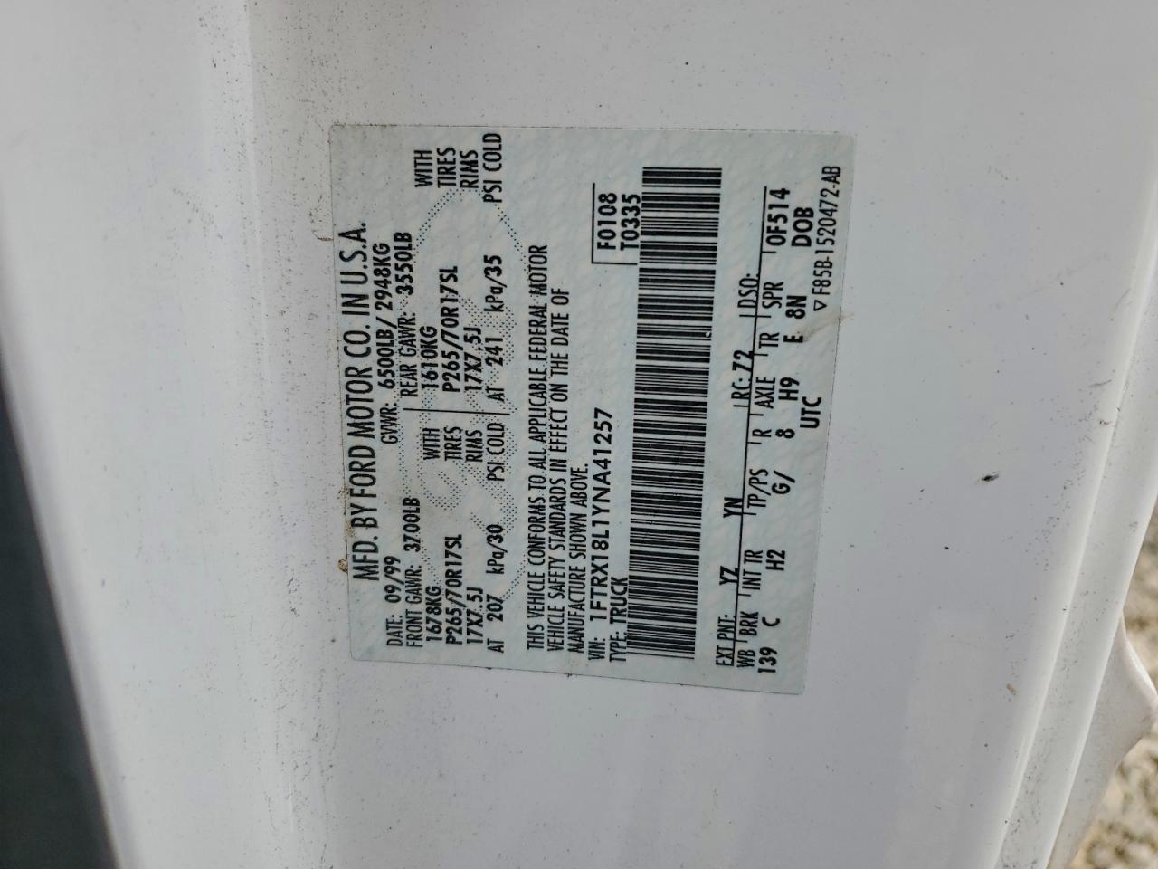 2000 FORD F150 photo 34