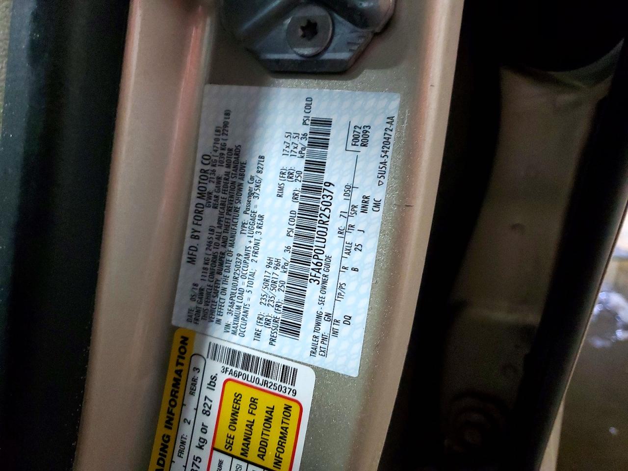 2018 FORD FUSION SE HYBRID photo 25