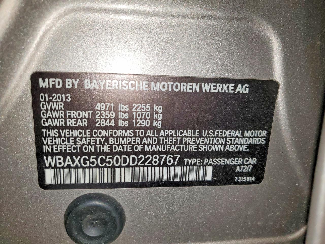 2013 BMW 528 I photo 13