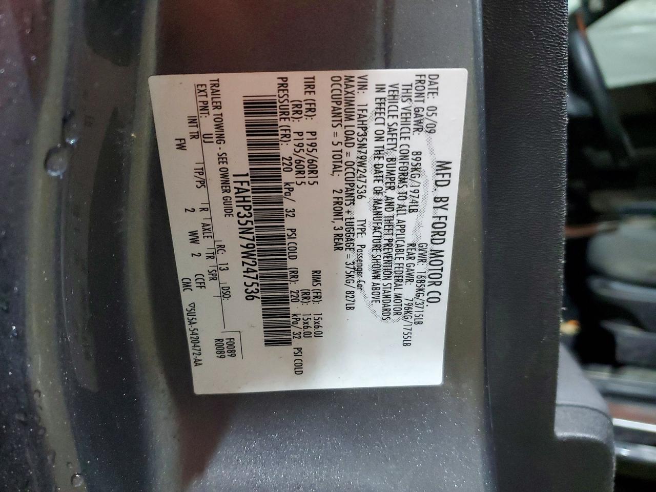 2009 FORD FOCUS SE photo 12
