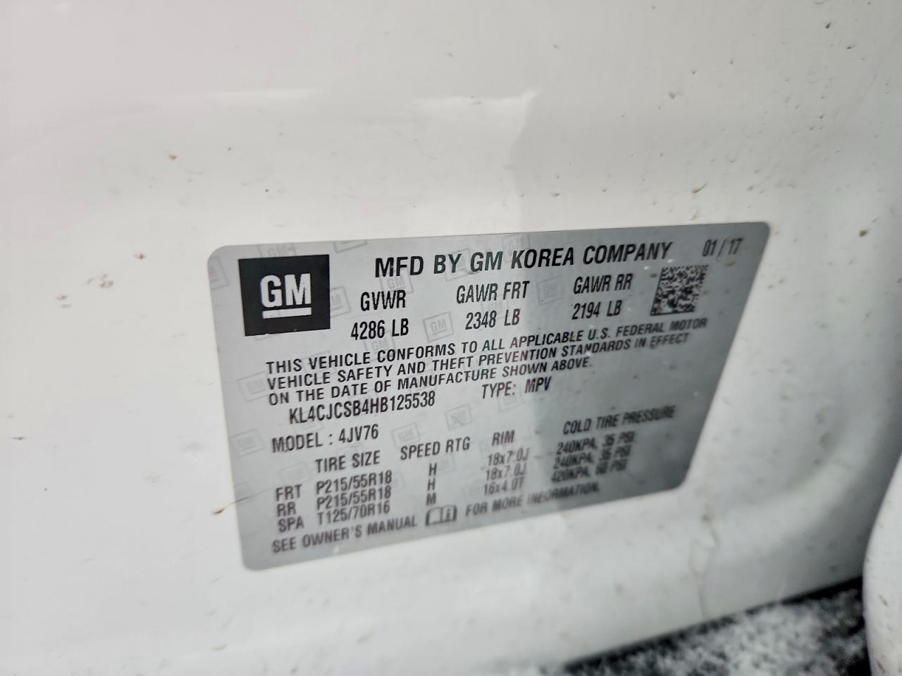 2017 BUICK ENCORE ESSENCE photo 12