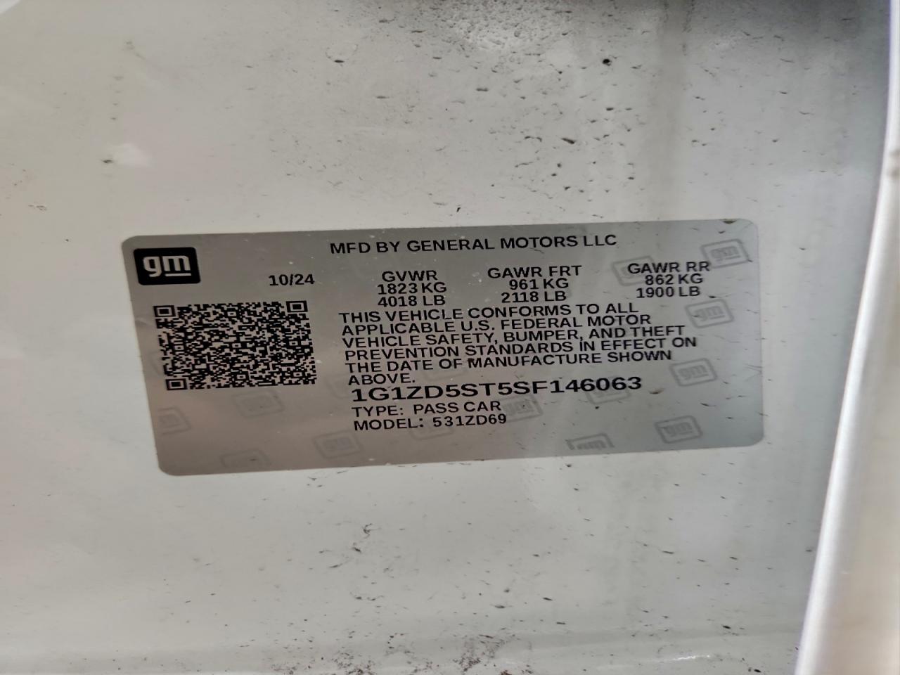 2025 CHEVROLET MALIBU LT photo 12