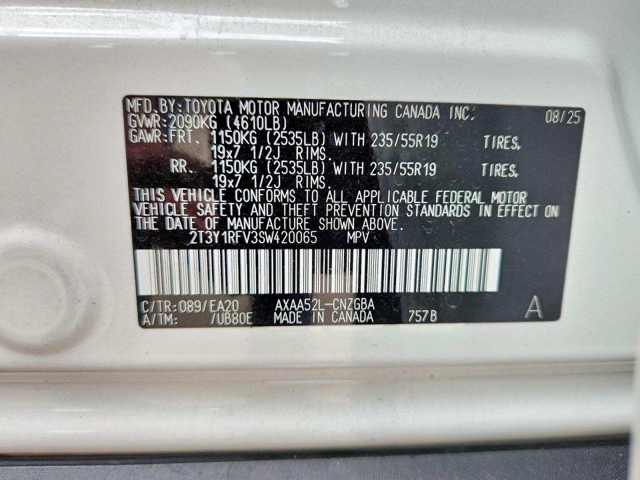 2025 TOYOTA RAV4 LIMITED photo 14