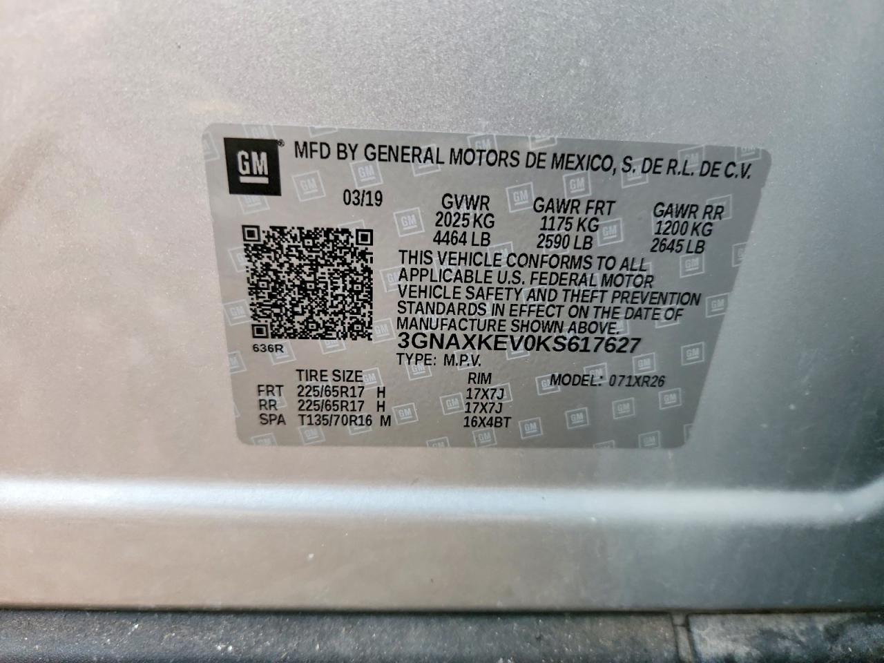 2019 CHEVROLET EQUINOX LT photo 27