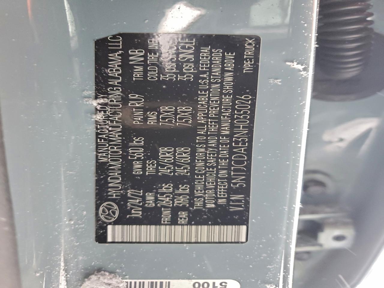 2022 HYUNDAI SANTA CRUZ SEL photo 12
