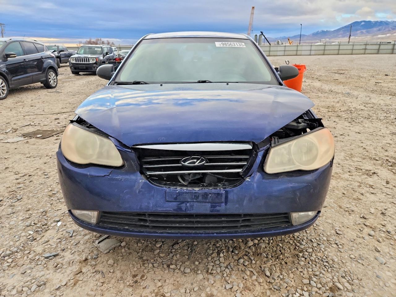 2010 HYUNDAI ELANTRA BLUE photo 5