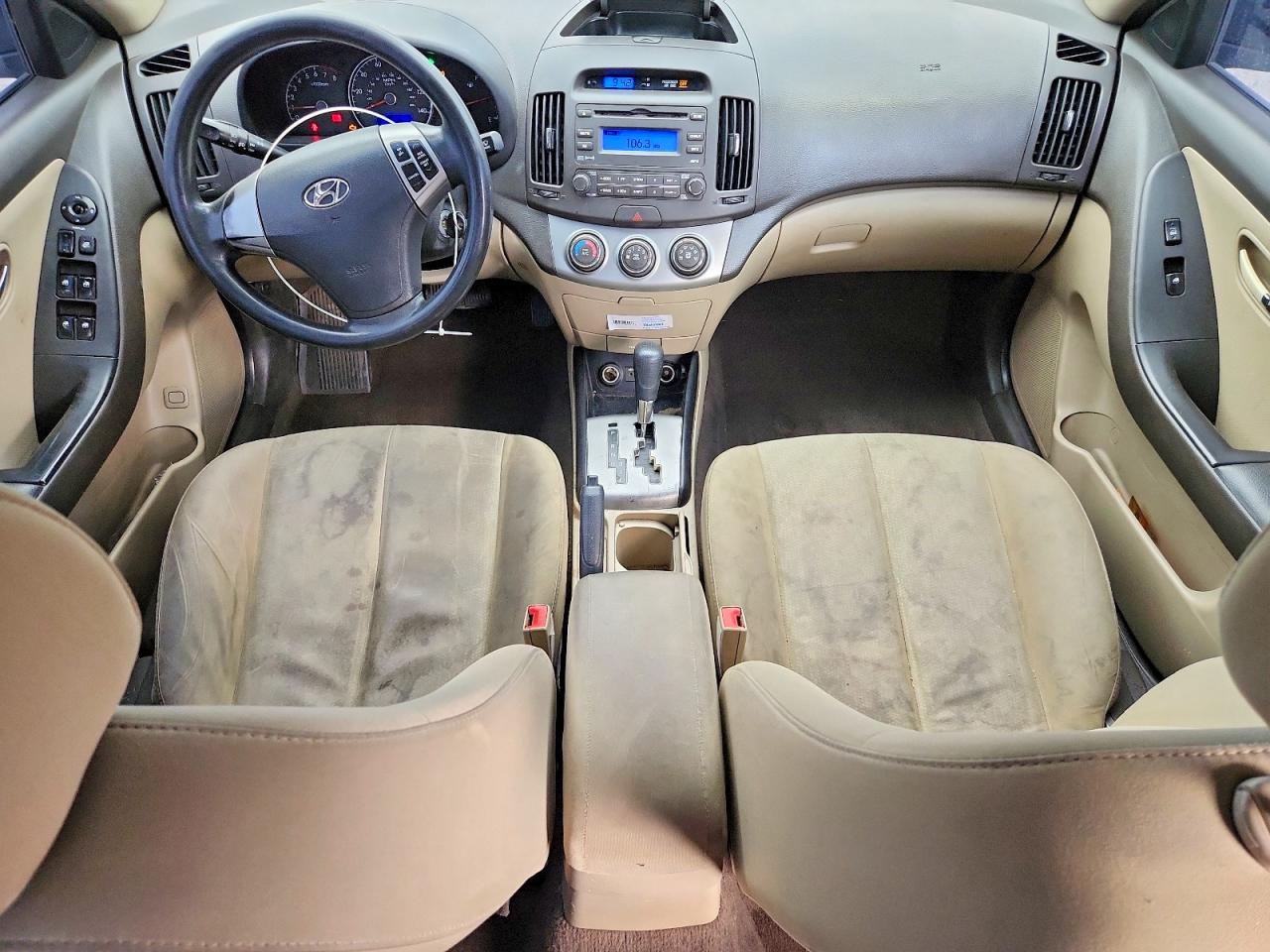 2010 HYUNDAI ELANTRA BLUE photo 8