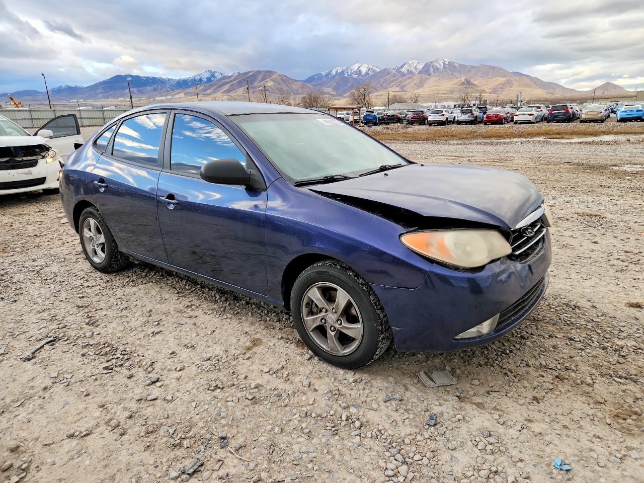 2010 HYUNDAI ELANTRA BLUE photo 4