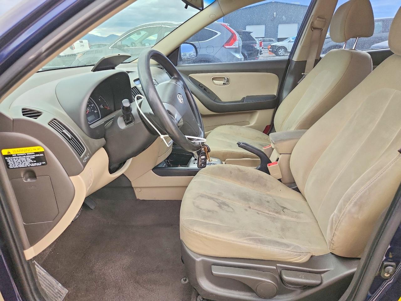 2010 HYUNDAI ELANTRA BLUE photo 7