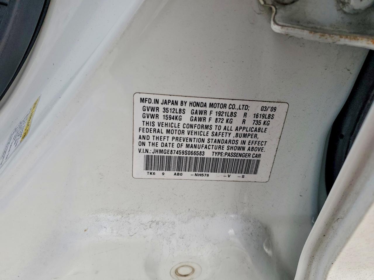 2009 HONDA FIT SPORT photo 25