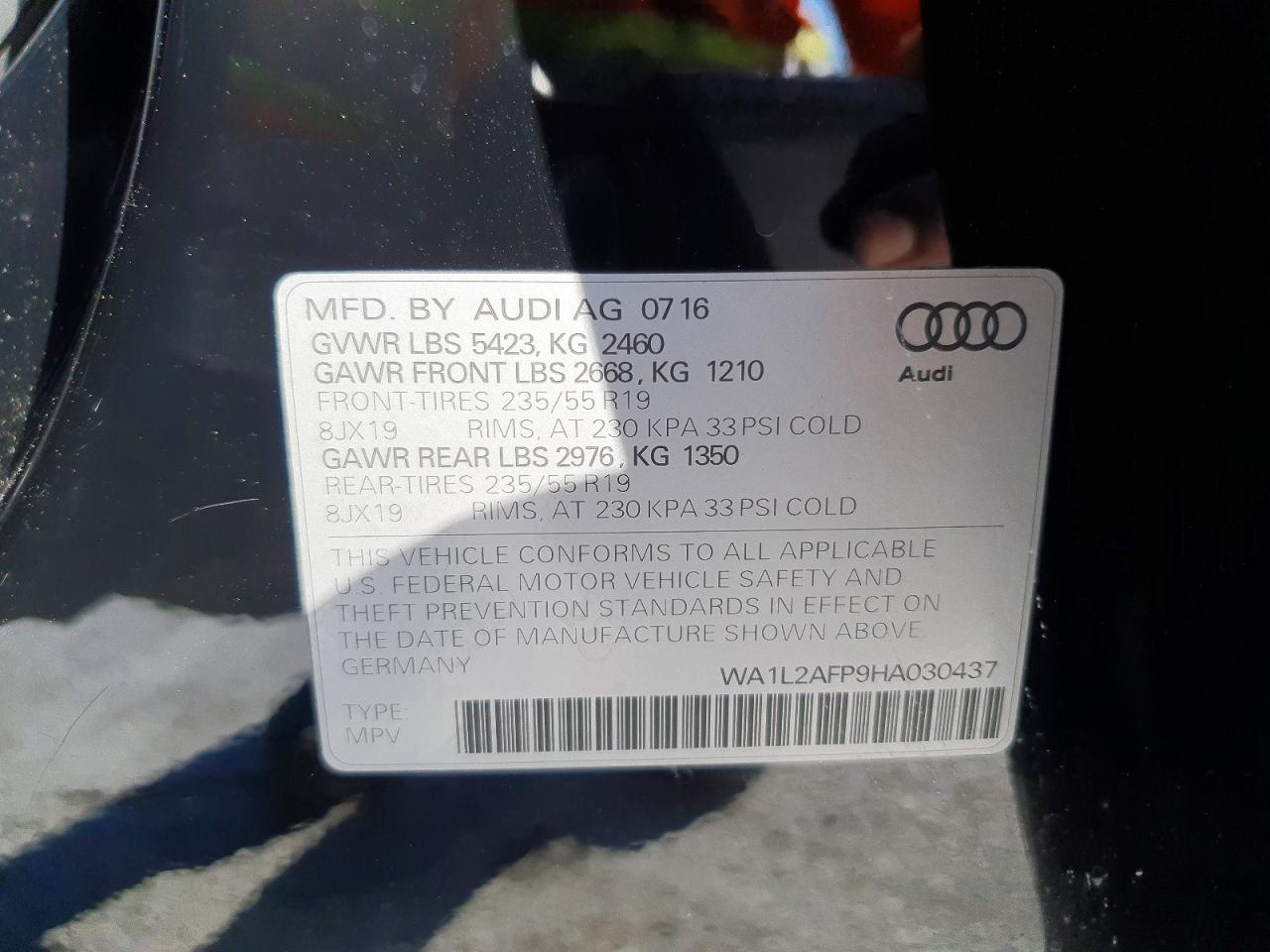2017 AUDI Q5 PREMIUM PLUS photo 40
