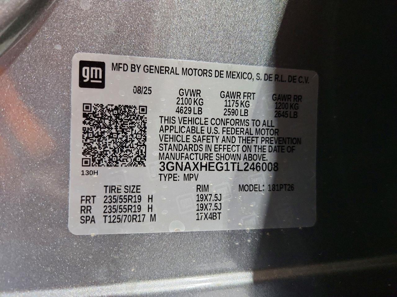 2026 CHEVROLET EQUINOX LT photo 14