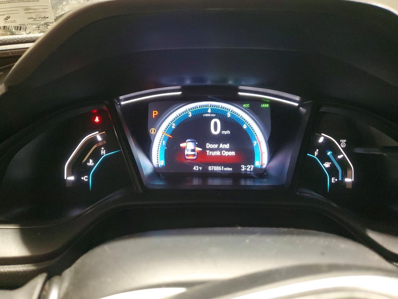 2020 HONDA CIVIC LX photo 9