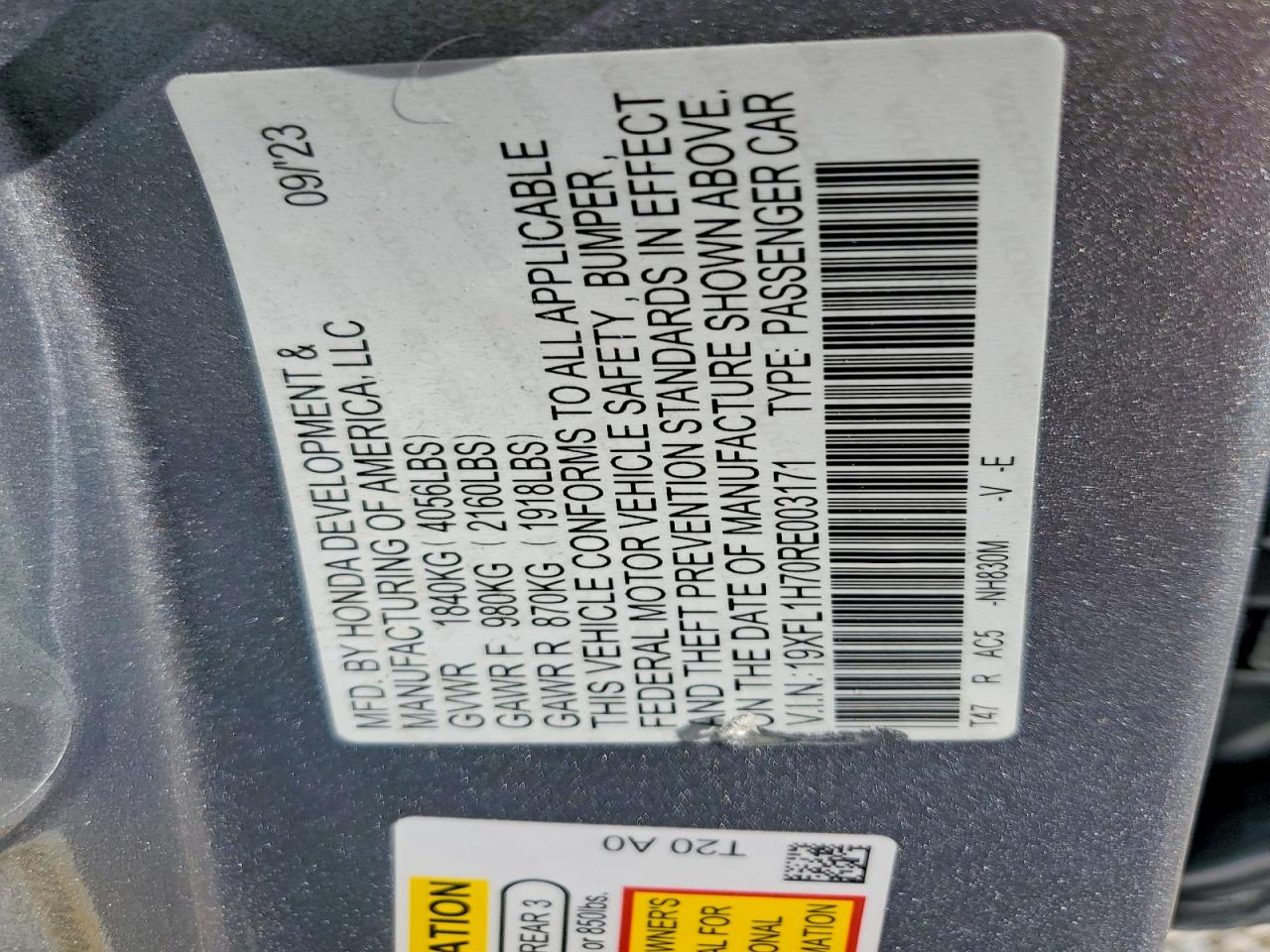 2024 HONDA CIVIC EXL photo 12