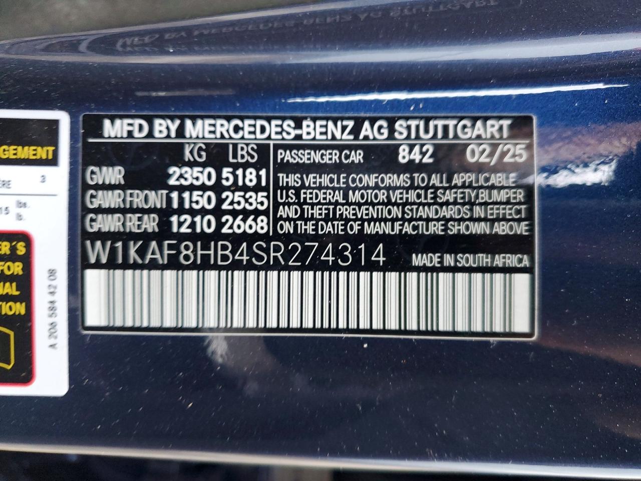 2025 MERCEDES-BENZ C 43 AMG photo 34