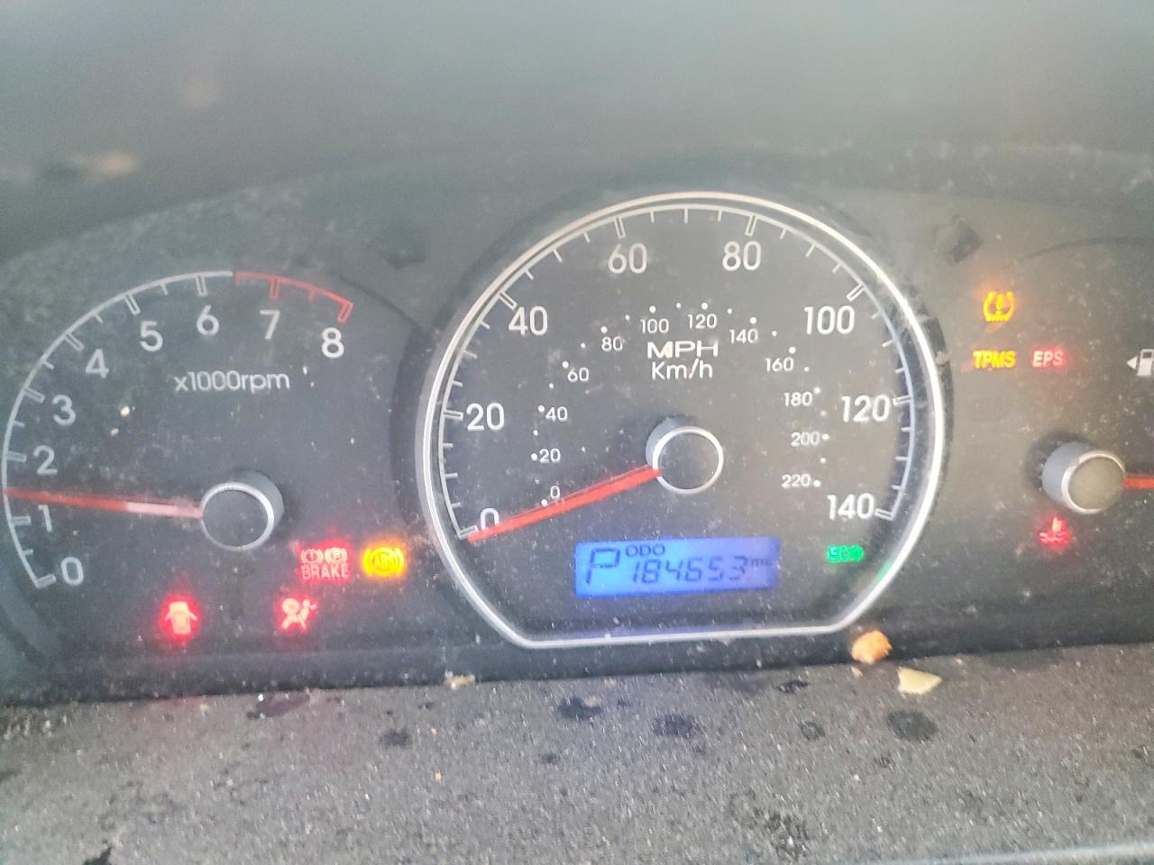 2010 HYUNDAI ELANTRA BLUE photo 9