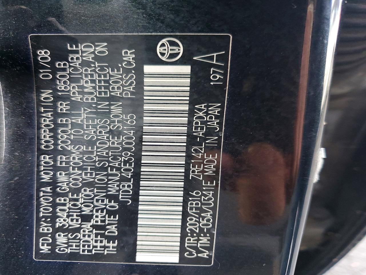 2009 TOYOTA COROLLA BASE photo 34