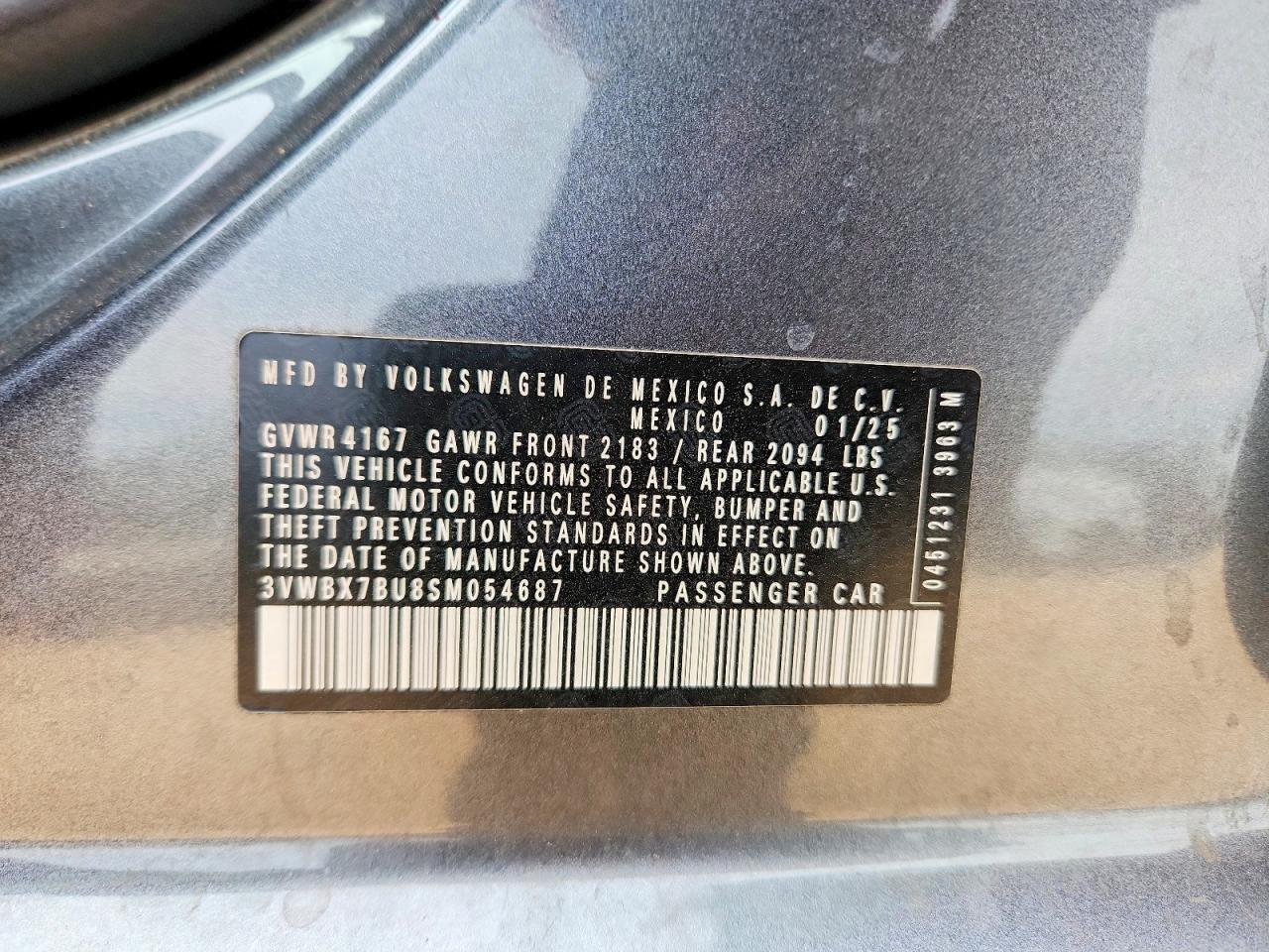 2025 VOLKSWAGEN JETTA SPORT photo 13