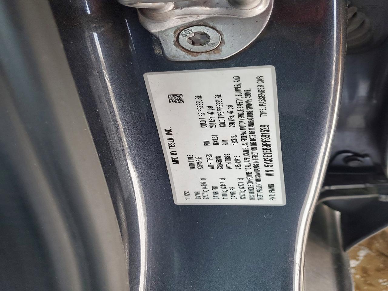 2023 TESLA MODEL 3 photo 12