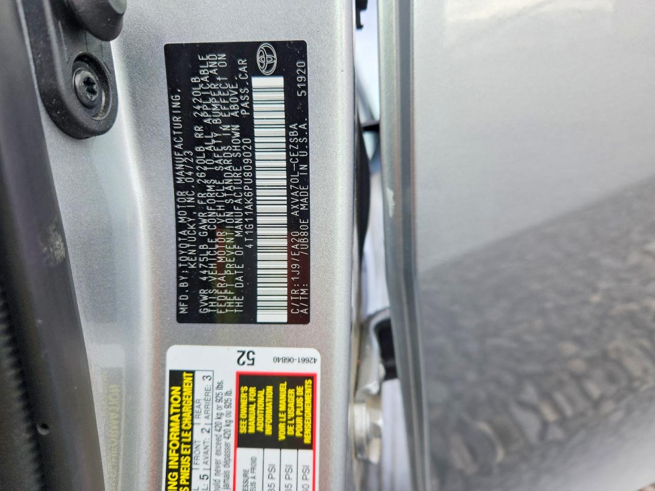 2023 TOYOTA CAMRY SE NIGHT SHADE photo 23