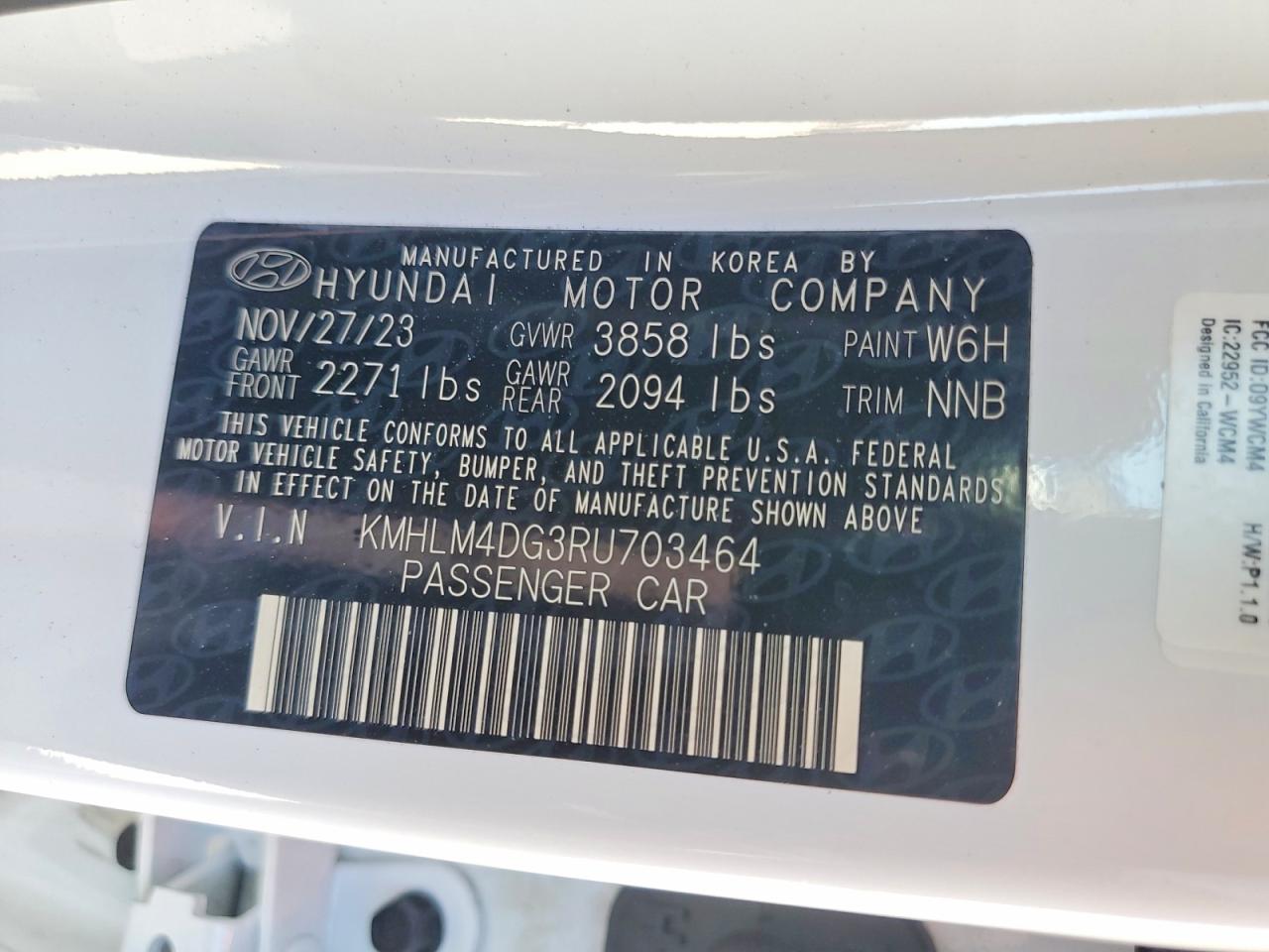 2024 HYUNDAI ELANTRA SEL photo 13
