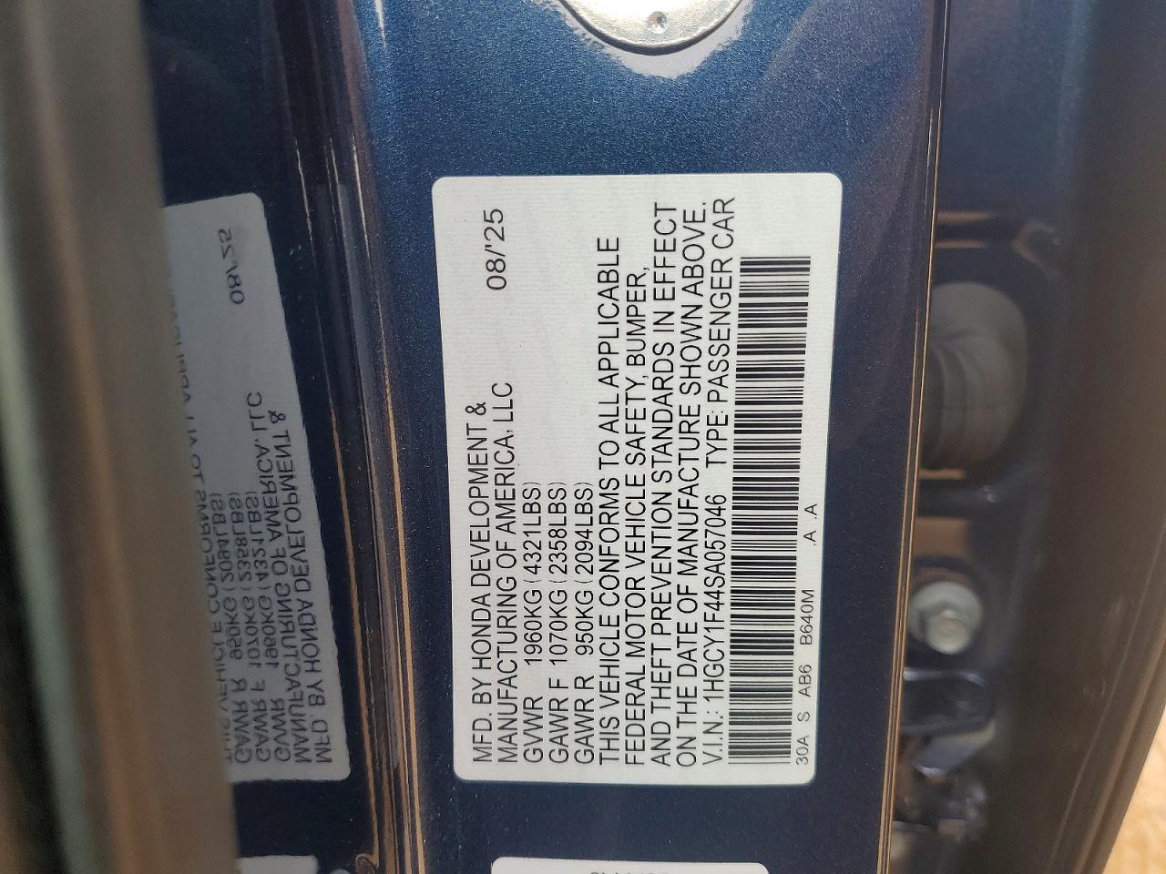 2025 HONDA ACCORD SE photo 12