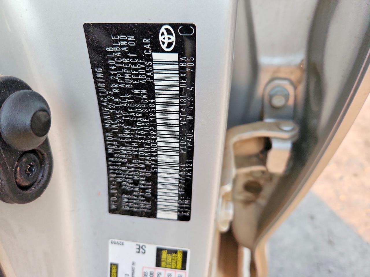2024 TOYOTA COROLLA LE photo 23