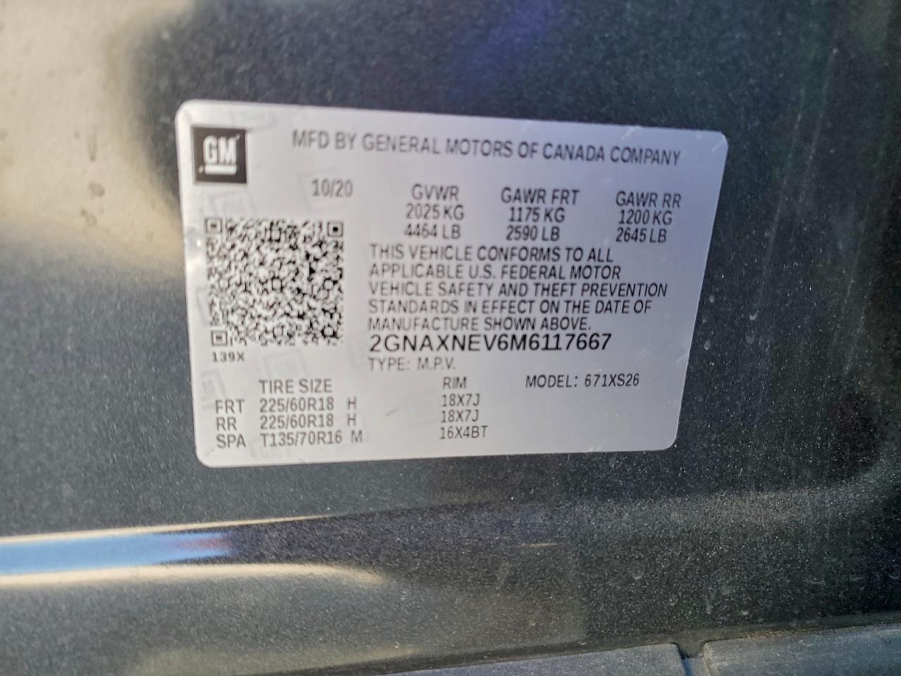 2021 CHEVROLET EQUINOX PREMIER photo 40