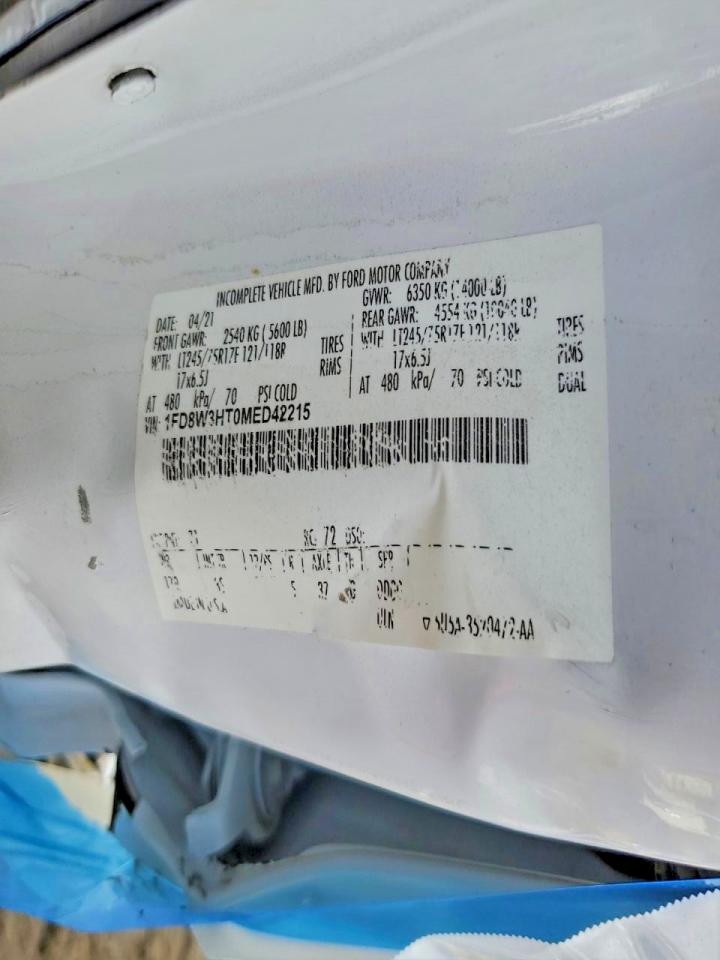 2021 FORD F350 SUPER DUTY TRUCK CAB AND CHASSIS photo 23