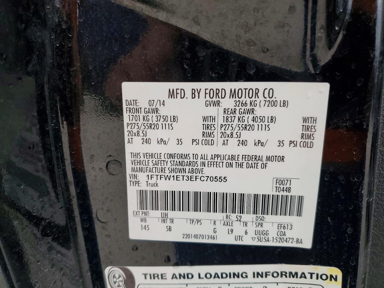 2014 FORD F150 SUPERCREW photo 34