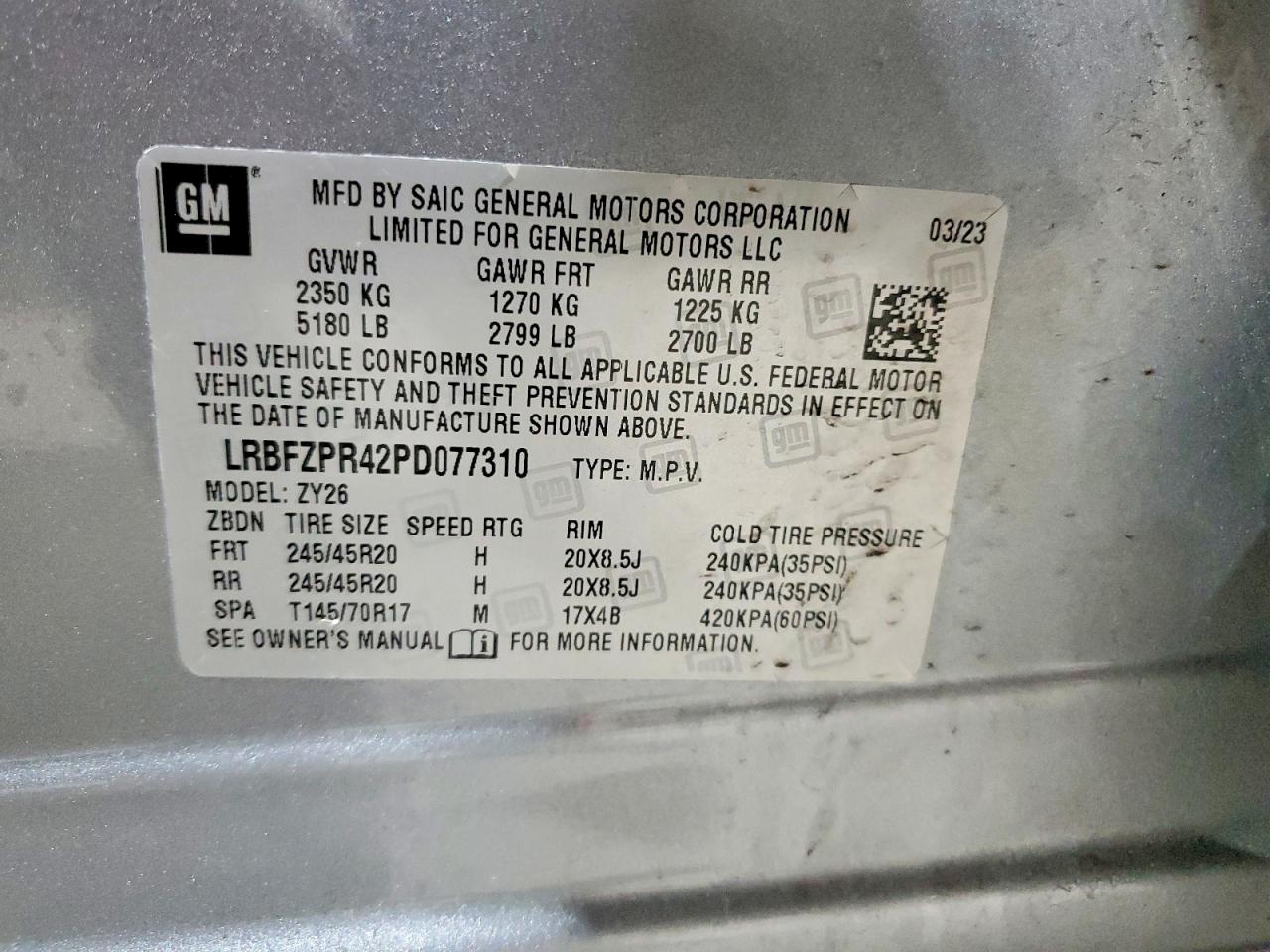 2023 BUICK ENVISION ESSENCE photo 14