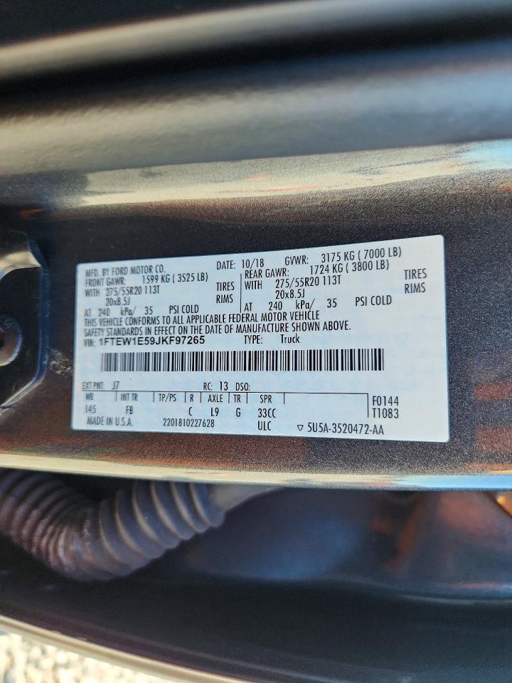 2018 FORD F150 SUPERCREW photo 13