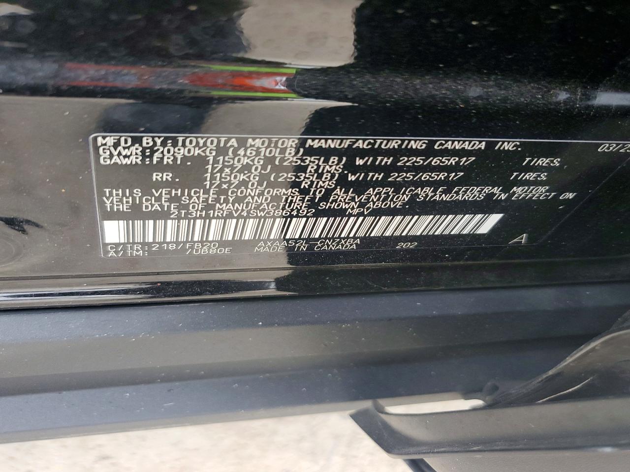 2025 TOYOTA RAV4 LE photo 12